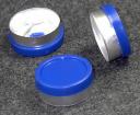 Dark Blue 20 mm Flip-off seals 20FODKBLUE