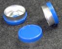 Medium Blue 20 mm Flip-off seals 20FOMDBLUE