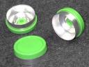 Light Green 20 mm Flip-off seals 20FOLTGREEN